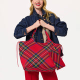 Shiraleah - ROBBIE PLAID TOTE