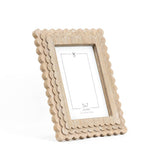Adams & Co. - 11845 - 8x10x1 wood photo frame (SCALLOP) ntrl (5x7) pic