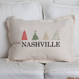 Rustic Marlin - Jersey Shore Trees Lumbar Pillow
