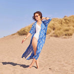 rockflowerpaper - PALMS BLUE Shirt Dress
