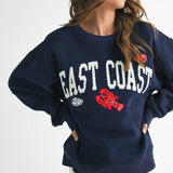 AEMI + CO - 9134GK Modern Vintage Graphic Fleece Pullover