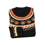 Rosa Clothing - Western Vintage Halloween Pumpkin Sweater