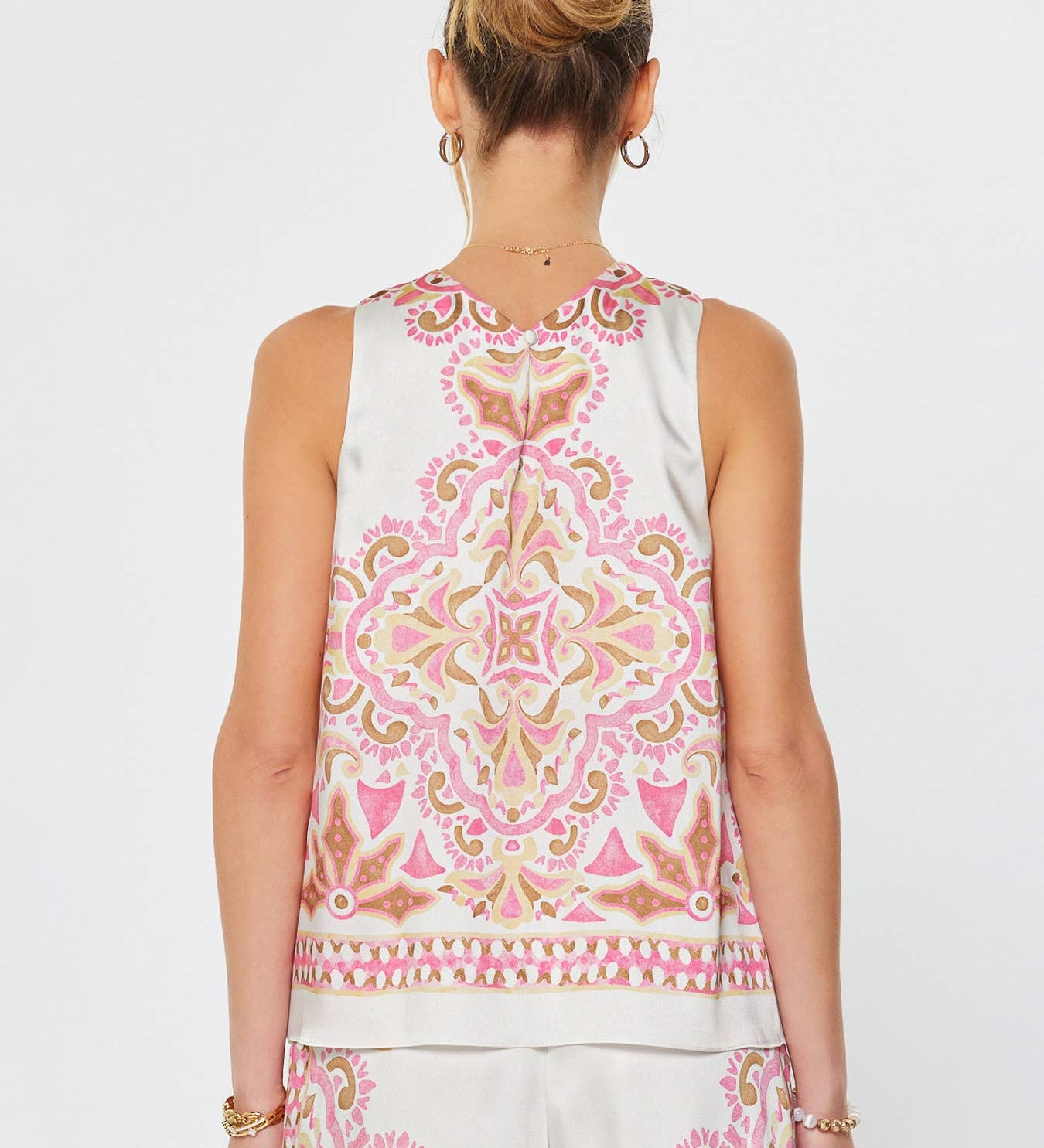 Current Air - Printed Halter Neck Top