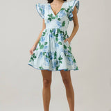 Sugarlips - Mirla Floral Surie Ruffle Mini Dress