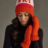 Panache Apparel Co. - Orange Cuffed Knit Mittens