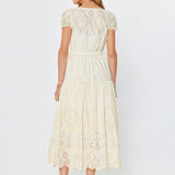 Current Air - Eyelet Embroidered Maxi Dress