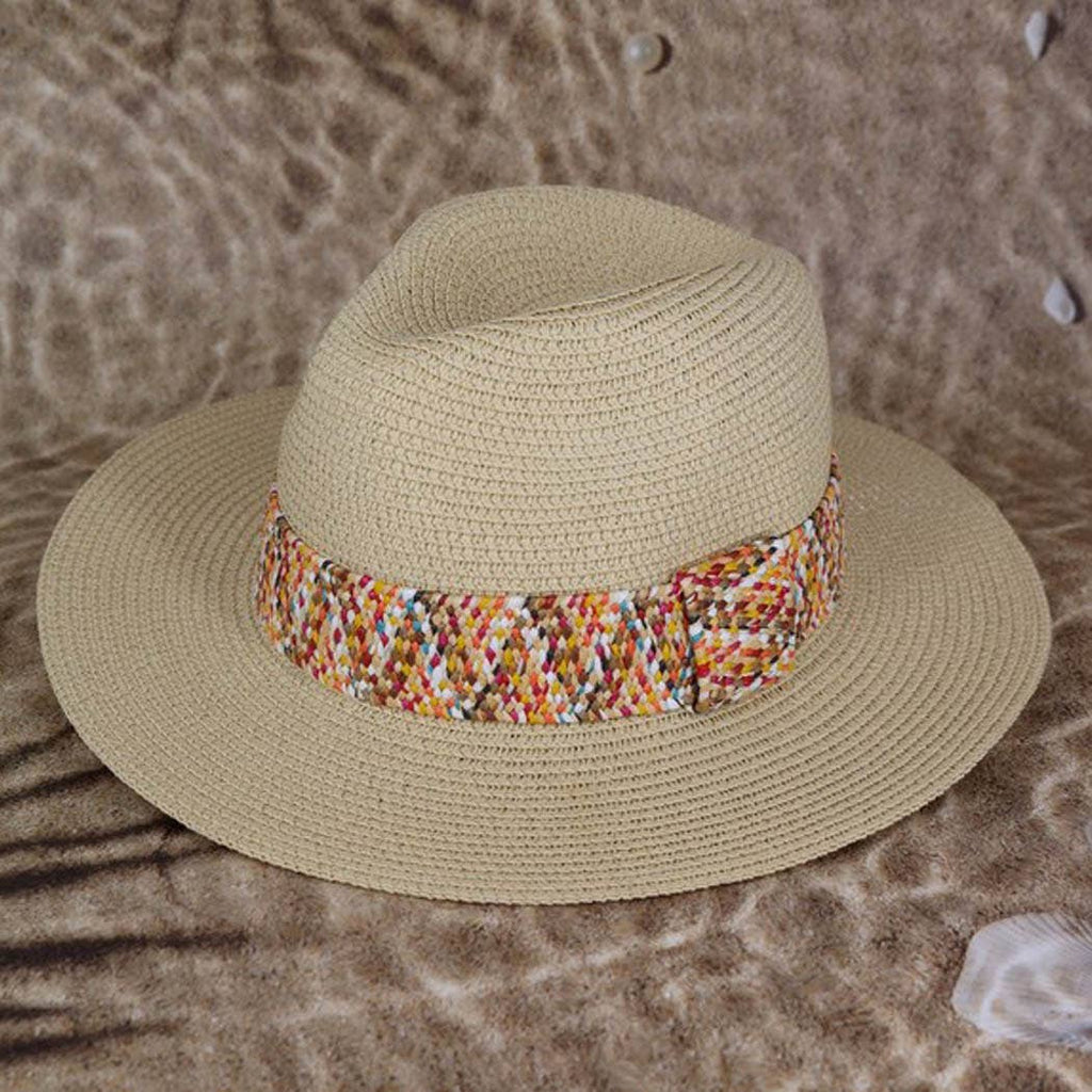 3AM BY H&D ACCESSORIES - MULTI COLOR STRAWBAND STRAW HAT