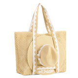 Shiraleah - "BRIDE" HAT AND TOTE SET,NATURAL