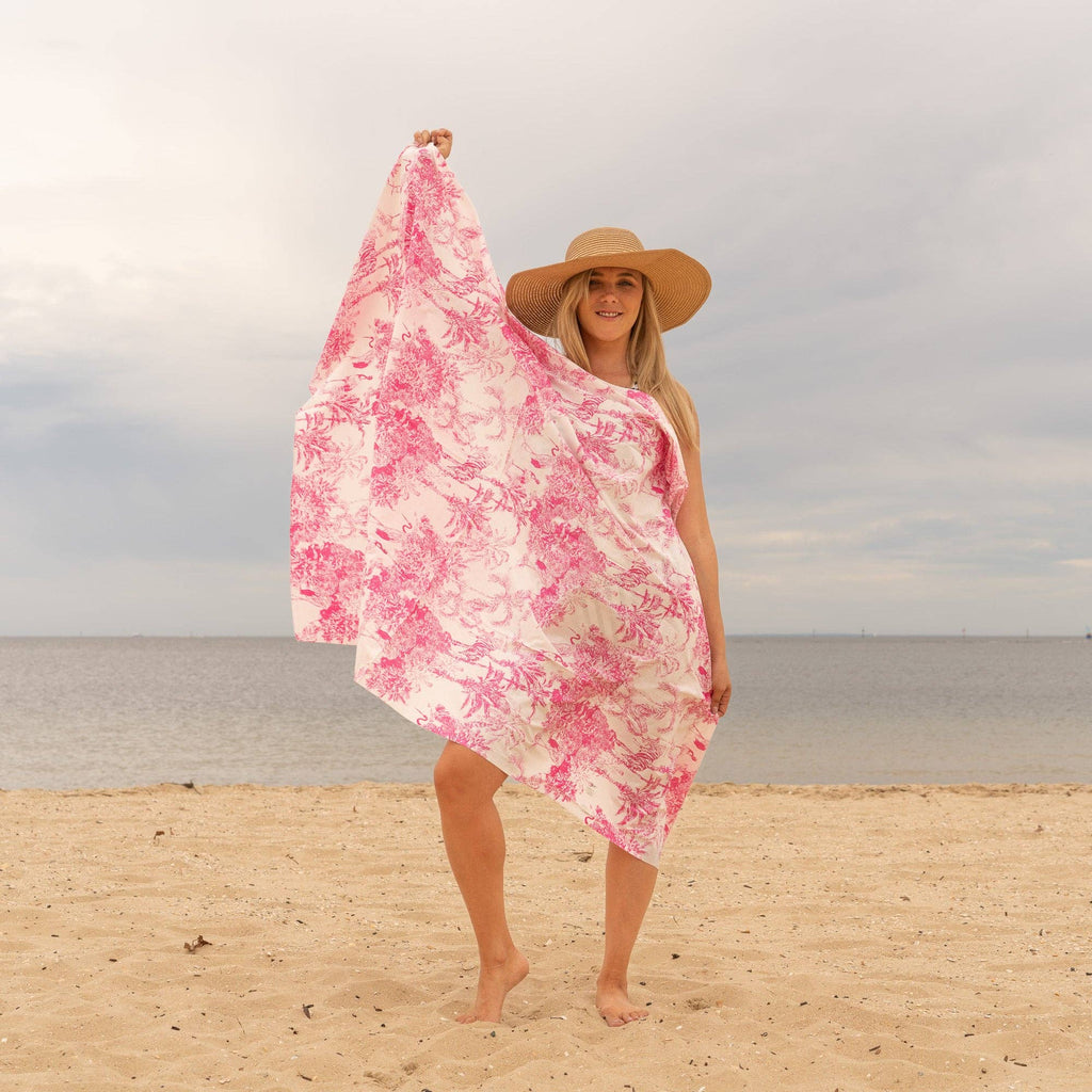 Boho-Eclectica - Women's Paradise Pink - 100% Cotton Sarong