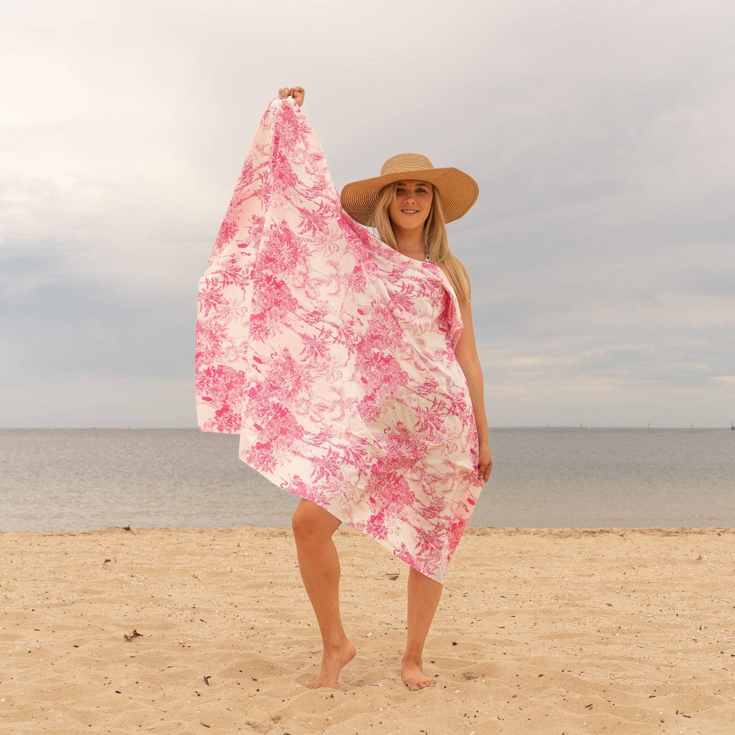 Boho-Eclectica - Women's Paradise Pink - 100% Cotton Sarong