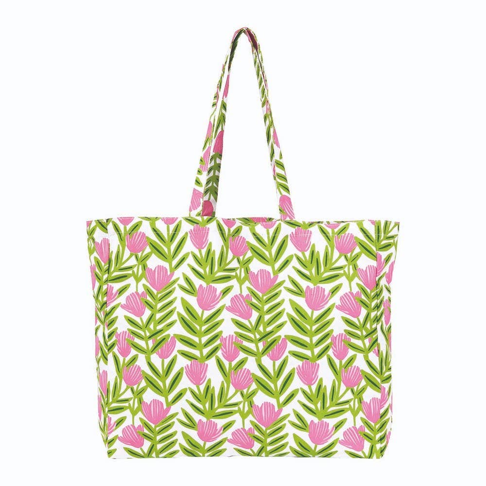 rockflowerpaper - PINK DELIGHT Little Shopper Tote Bag