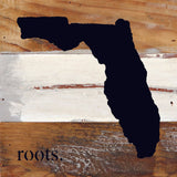 - STATE ROOTS SIGN / 6"x6" Reclaimed Wood Sign