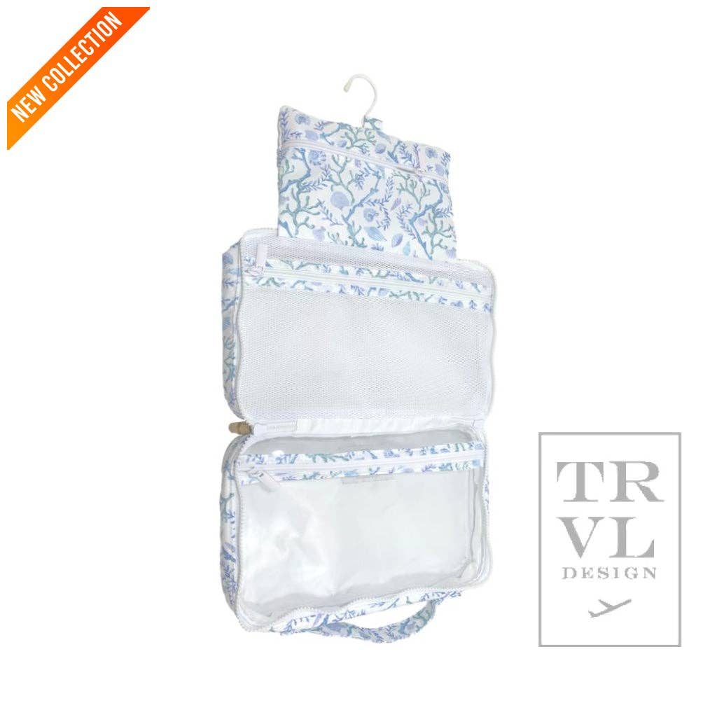 TRVL Design - BUNDLE UP2 Hanging Toiletry Bag - CORAL VINE