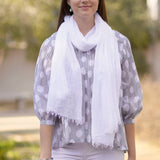 Dolma - Stone Washed Cotton Scarf Salmon (Multiple Colors Inside)