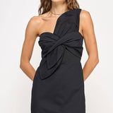 Strut & Bolt - Knotted Flower Bow Mini Dress
