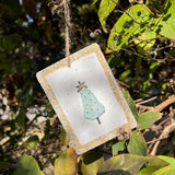 Sook & Hook - Christmas Tree Sea Glass Ornament