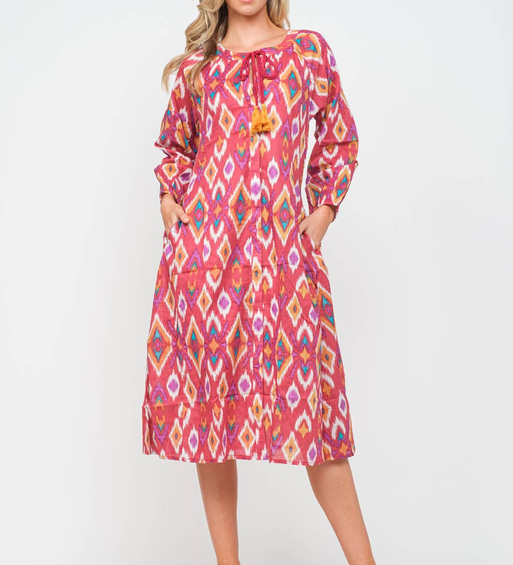 Alana Printed Dress