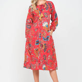 Caren Printed Dress
