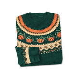 Rosa Clothing - Western Vintage Halloween Pumpkin Sweater