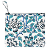 Anju Jewelry - Block-Printed Canvas Zipper Pouch