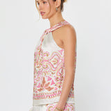Current Air - Printed Halter Neck Top