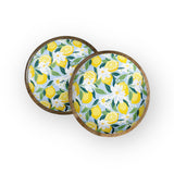 My Casita - Lemon Round Trays