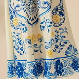 Rosa Clothing - Cascais Bohemia Tropical palm strappy sundress