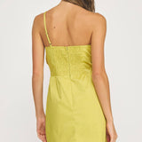 Strut & Bolt - Knotted Flower Bow Mini Dress