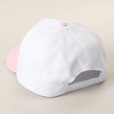 Fashion City - DRINK Well With OTHERS Embroidered Seersucker Brim Hat