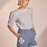 Strut & Bolt - Contrast Embroidery Shorts