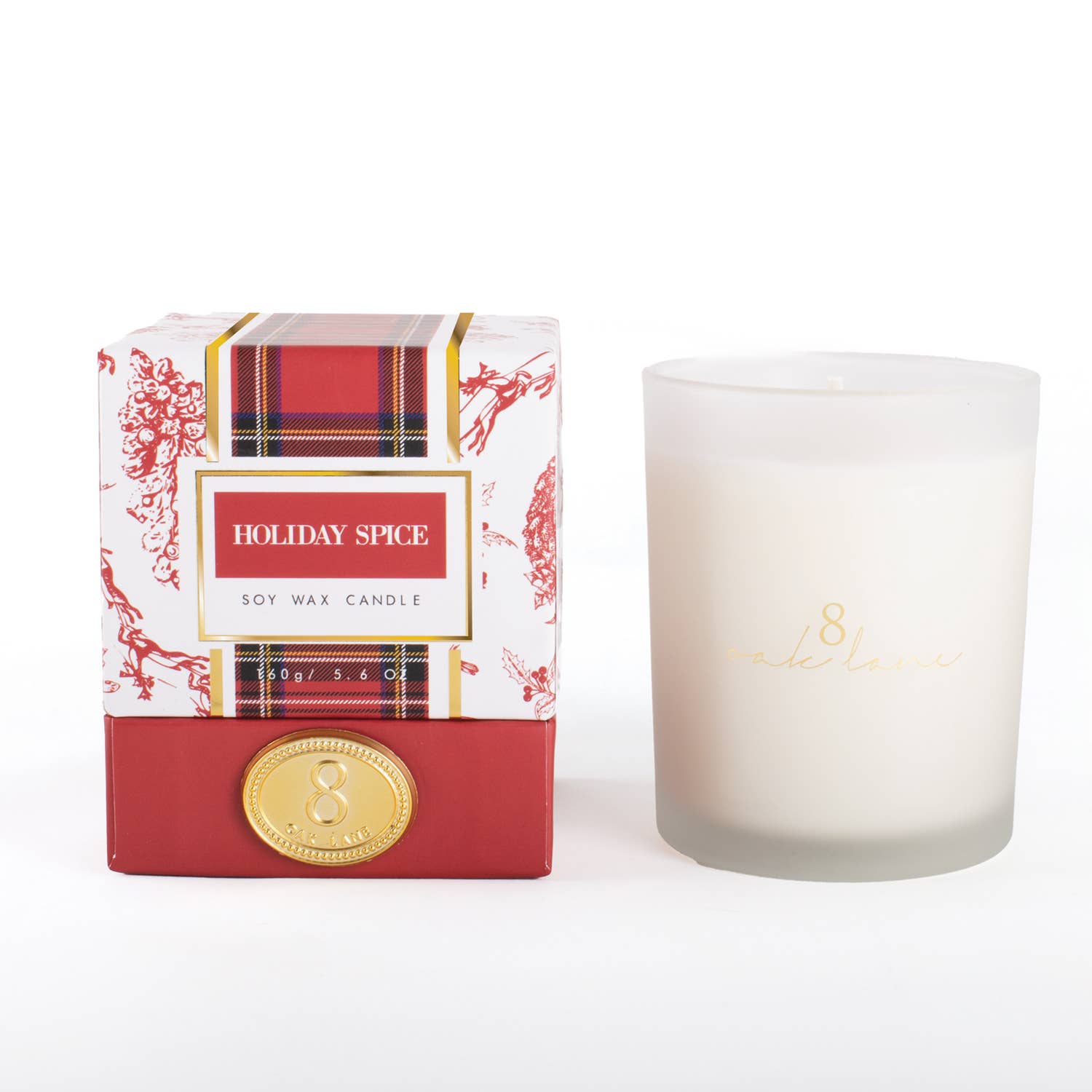 8 Oak Lane - Holiday Spice 5.6oz Soy Wax Candle