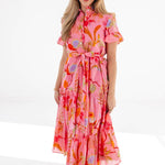 J.Marie Collections - Playa Button Up Midi Dress