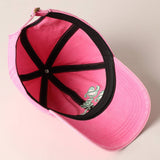 Fashion City - Day Drinkin' Text Embroidered Baseball Cap