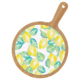 Boston International - Lemon Verbena Bamboo & Ceramic Cheese Board Mangiacotti