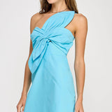 Strut & Bolt - Knotted Flower Bow Mini Dress