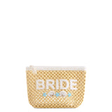 Shiraleah - "BRIDE" SHELL ZIP POUCH,NATURAL