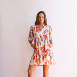 Sunshine Tienda - Rainbow Flower Bondi Dress