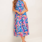 FLYING TOMATO - A printed woven midi dress - ID22729