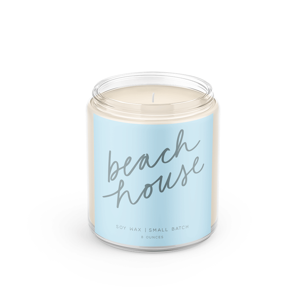 Poured Goods - Beach House: 8 oz Soy Wax - Small Batch Candles