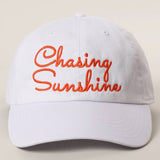 Fashion City - Chasing Sunshine Embroidered Baseball Cap