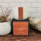 Legrify Inspired Luxury Candles & Home Fragrance - Fire Roasted Pear Classic Glass 2 Wick Soy Candle