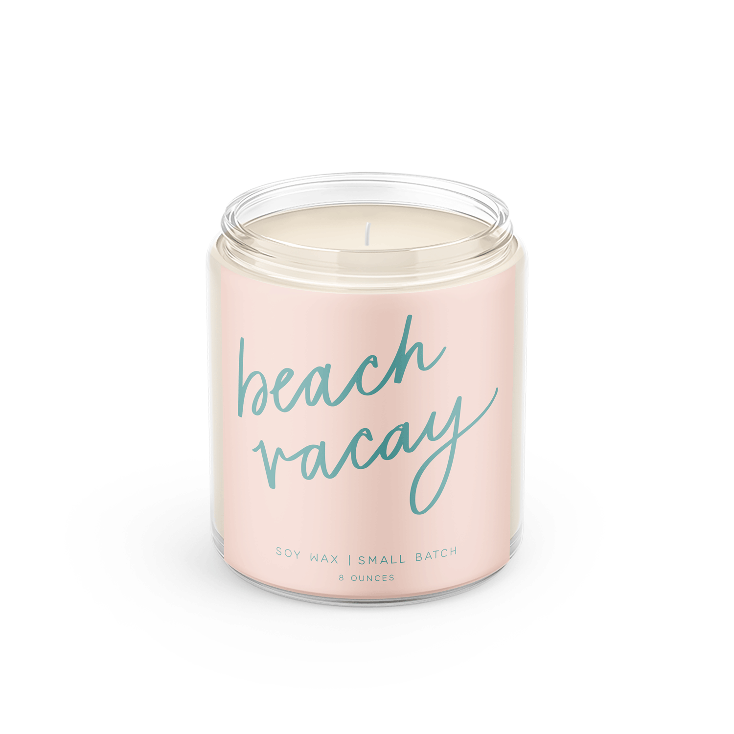 Poured Goods - Beach Vacay: 8 oz Soy Wax - Small Batch Candles