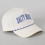 Fashion City - SALTY BEACH Lettering Embroidered Trucker Hat