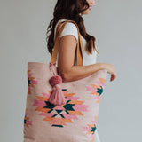Panache Apparel Co. - Pink, Teal & Orange Aztec Tote