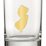 Clark & June Candle Co. - New Jersey 13.5oz Old Fashioned Rocks Cocktail Glass