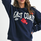 AEMI + CO - 9134GK Modern Vintage Graphic Fleece Pullover