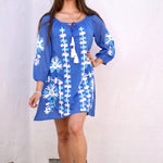 Dolma - Elana Mini Dress Blue