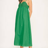 Strut & Bolt - Top Stitch Bustier Linen Midi Dress