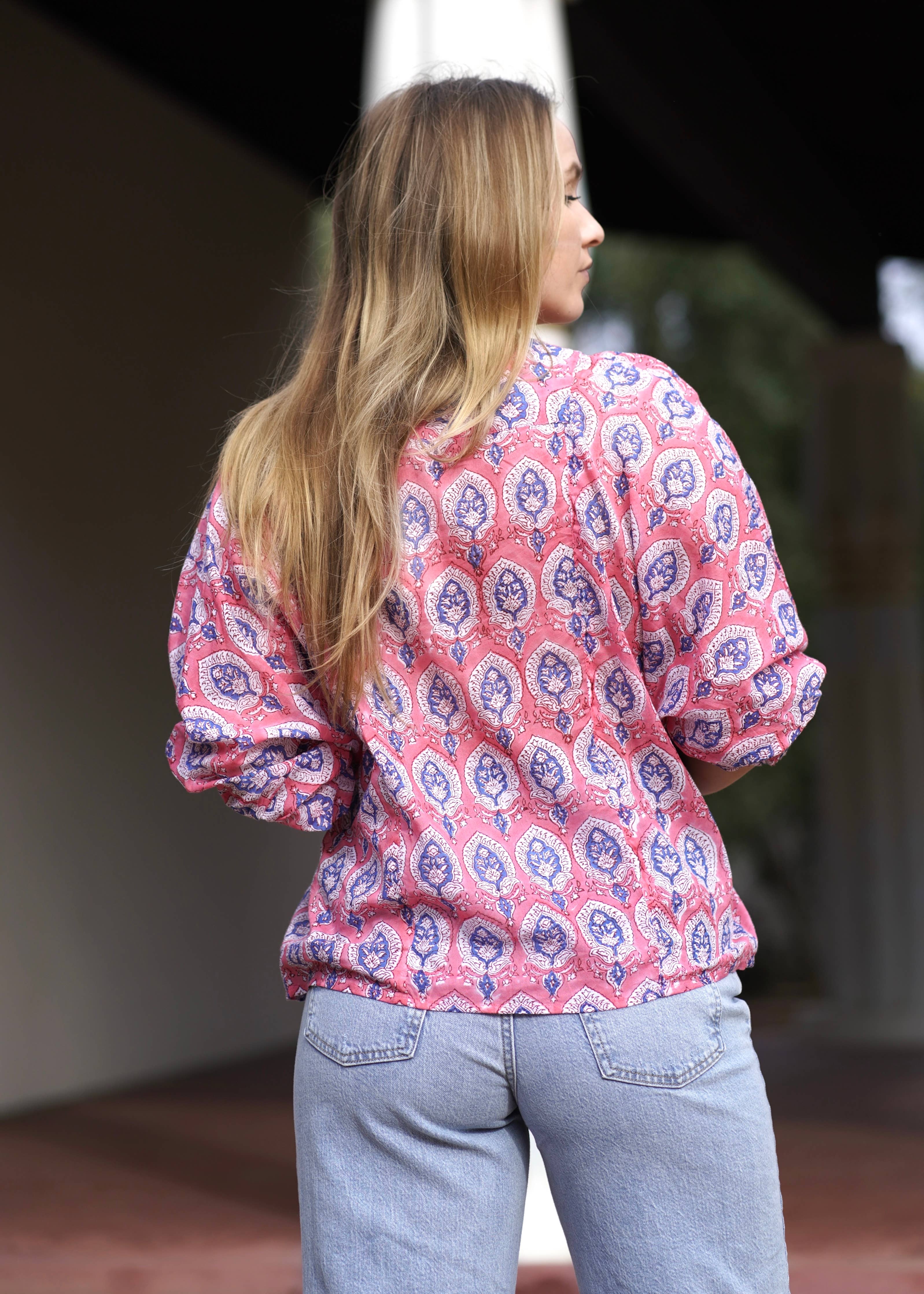 Dolma - Anjou Top Navy Pink
