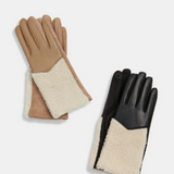 Shearling Cuff Gloves